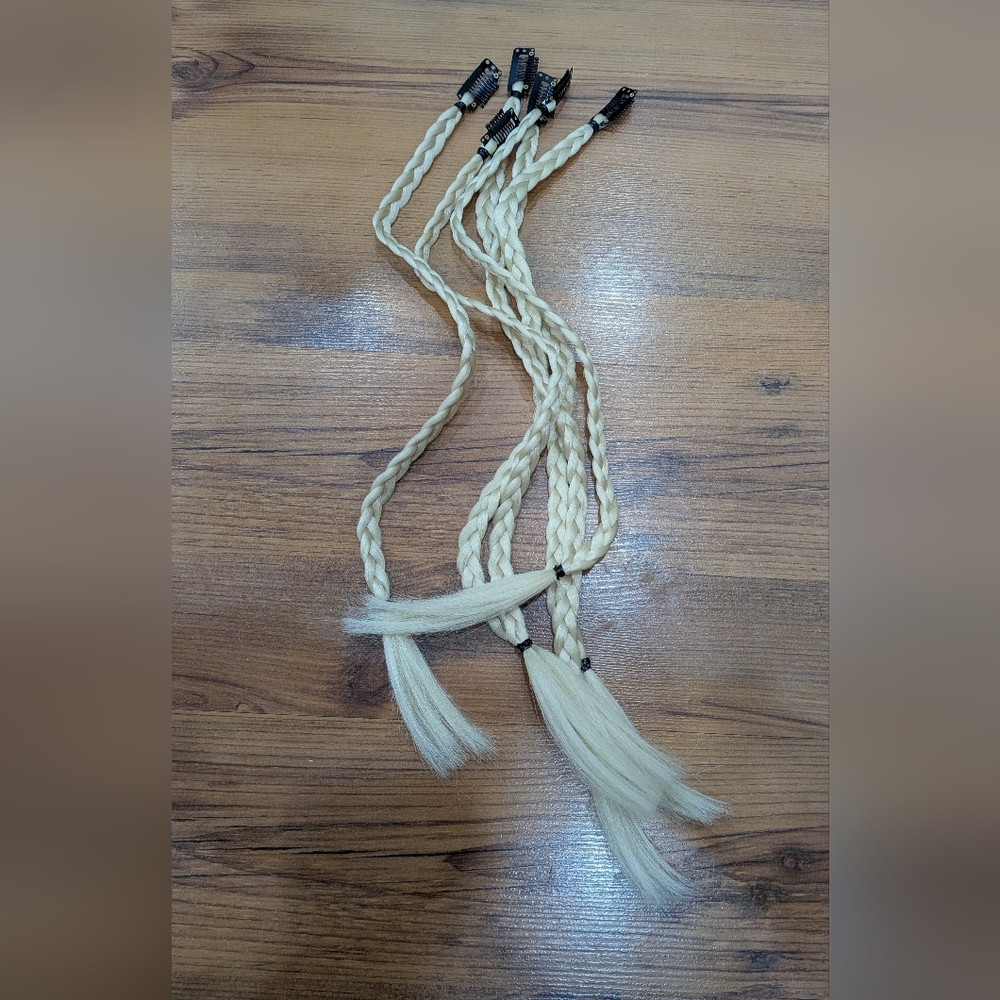 New Set Of 6 17" Braided Hair Extensions